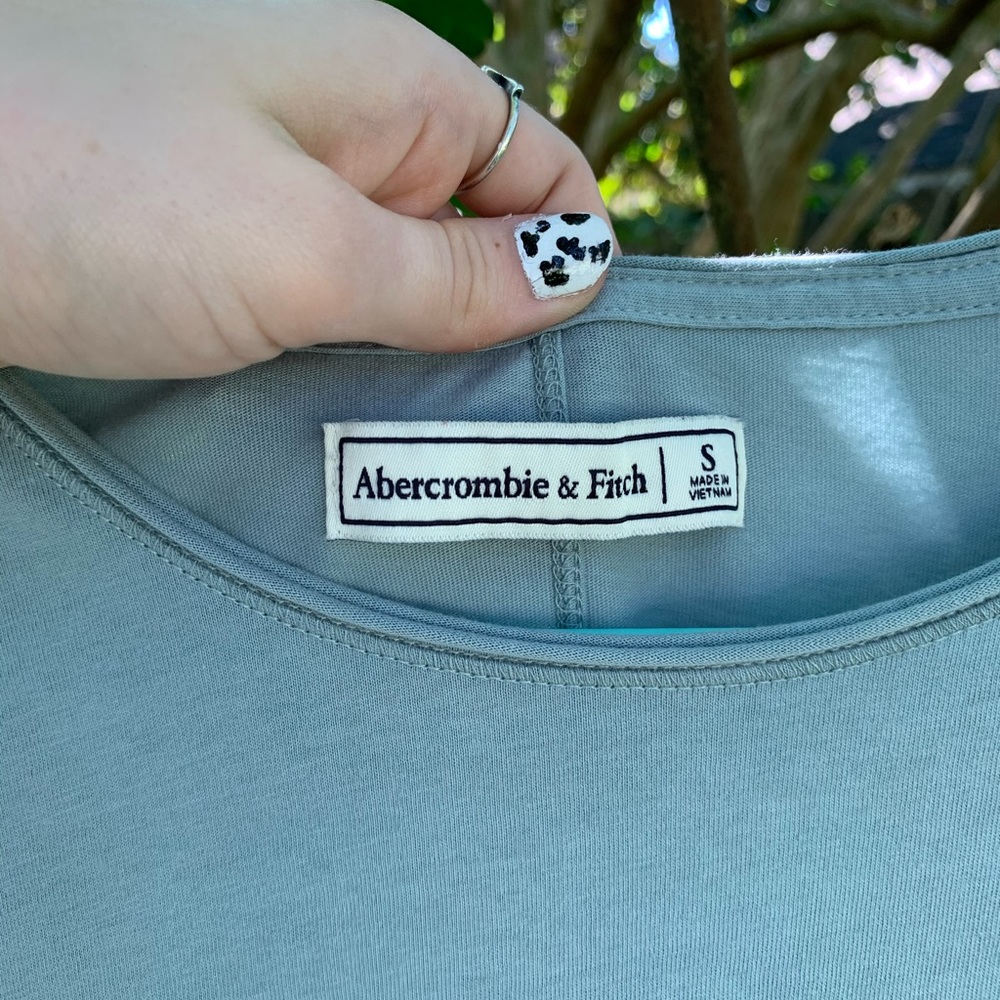 Abercrombie size small green top